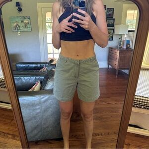 Vintage Khaki Green Old Navy shorts